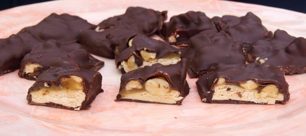 homemade snickers